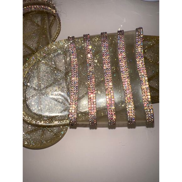 H2K SUNNY GOLD LADIES SLIDES size 7.5 - Picture 8 of 8